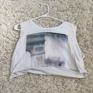 Cotton on graphic cropped tee